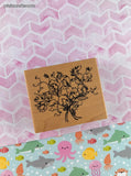 Vintage 1999 PSX Floral Flower Bunch G-1751 Wooden Block/Rubber Stamp, CLEAN
