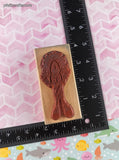 Vintage Azadi Earles Birthday Celebration Candle F342 Wooden Block/Rubber Stamp