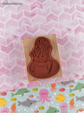 Vintage 2003 PSX Cute Lil' Teddy Bear in Rocking Chair F-3420 Wooden Block/Rubber Stamp