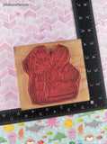 Vintage D.O.T.S. Benson Bear R138 Wooden Block/Rubber Stamp