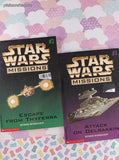 Vintage 1990's Star Wars Missions Scholastic Softcover Set #2 - #10, Most 1st Printings