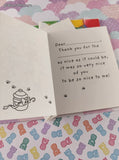 Vintage Hallmark Party Express Winnie the Pooh Birthday Thank You Cards Set/4, Unused