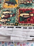 Mumms the Word Debbie Mumm for SSI Christmas Winter Penguin Festive Fabric Remnant, 4 yd x 44" W, CLEAN