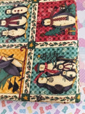 Mumms the Word Debbie Mumm for SSI Christmas Winter Penguin Festive Fabric Remnant, 4 yd x 44" W, CLEAN