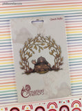 Carnation Crafts Quick Hello Die Set "Quick Hello" Cute Lil' Mole, NEW & Sealed