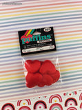 Vintage Puffins Soft Shapes 1-1/4" Heart 8pc NEW & Sealed