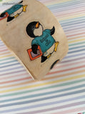 Vintage 1980 Set/10 Shirt Tales Penguin Hallmark Cards Sticker, Unused