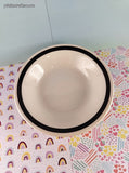 Vintage MCM Royal China by Jeannette "Frolic" Brown Orange Autumn Soup/Cereal Bowls Set/2, 6.75"