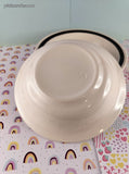 Vintage MCM Royal China by Jeannette "Frolic" Brown Orange Autumn Soup/Cereal Bowls Set/2, 6.75"