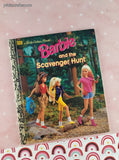 Vintage 1996 Little Golden Book: Barbie and the Scavenger Hunt Hardcover