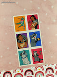 Vintage Hallmark Walt Disney's Pocahontas & Animal Friends Full Sticker Sheet, Unused