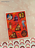 Vintage Hallmark Walt Disney's Pocahontas Full Sticker Sheet, Unused