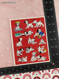 Vintage 1990's Hallmark Walt Disney's 101 Dalmatians Full Sticker Sheet, Clean & Unused