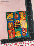 Vintage Walt Disney's The Lion King Full Sticker Sheet, Unused