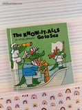 Vintage 1982 1st Edition The Know-It-Alls Go to Sea by Peter Lippman Miniature Hardcover, Like New