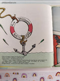 Vintage 1982 1st Edition The Know-It-Alls Go to Sea by Peter Lippman Miniature Hardcover, Like New