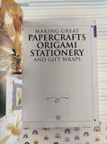 Vintage 2004 Making Great Papercrafts Origami Stationery and Gift Wraps Softcover