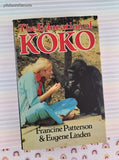 Vintage 1982 Hardcover, The Education of Koko by Francine Patterson & Eugene Linden