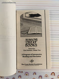 Vintage 1984 Junior Great Books: Series 5 Volumes One + Two Softcovers, Like New