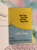 Vintage 1988 One Fish Two Fish Red Fish Blue Fish Dr. Seuss Beginner Hardcover, Like New