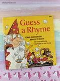 Vintage 1982 Guess a Rhyme Random House Pictureback Softcover