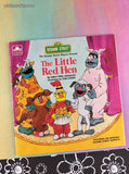 Vintage 1983 Sesame Street Players Present The Little Red Hen Golden Softcover