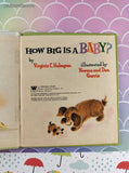 Vintage 1972 How Big Is A Baby? Whitman Tell-a-Tale Miniature Hardcover