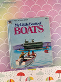 Vintage 1974 My Little Book of Boats Whitman Tell-a-Tale Miniature Hardcover