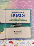 Vintage 1974 My Little Book of Boats Whitman Tell-a-Tale Miniature Hardcover