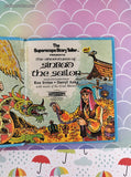 Vintage 1975 The Adventures of Sinbad the Sailor Superscope Tele-Story Miniature Hardcover *Book Only*