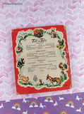 Vintage 1958 Mother Goose Nursery Rhymes Whitman Tell-a-Tale Miniature Hardcover