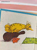 Vintage 1980 Sesame Street Big Bird Follows the Signs Golden Tell-a-Tale Miniature Hardcover