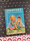 Vintage 1949 Prayers for Little Children Rand McNally Miniature Hardcover