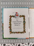 Vintage 1992 Christmas Santa's Surprise Sleigh Creative Child Press Miniature Hardcover