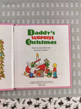 Vintage 1992 Daddy's Surprise Christmas Creative Child Press Miniature Hardcover
