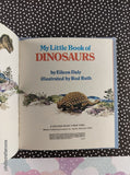 Vintage 1991 My Little Book of Dinosaurs Golden Tell-a-Tale Miniature Hardcover, Like New