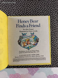 Vintage 1990 1st Printing Honey Bear Finds a Friend Golden Tell-a-Tale Miniature Hardcover, Like New