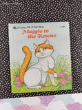 Vintage 1986 Maggie to the Rescue Golden Tell-a-Tale Miniature Hardcover, Like New