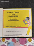 Vintage 1970 What Happens to a Hamburger Let's-Read-and-Find-Out Science Hardcover