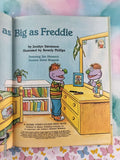 Vintage 1981 When I'm as Big as Freddie Sesame Street Book Club Oversized Hardcover