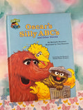 Vintage 1987 Oscar's Silly ABC's Sesame Street Book Club Oversized Hardcover