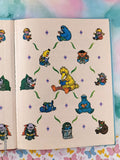 Vintage 1987 Oscar's Silly ABC's Sesame Street Book Club Oversized Hardcover
