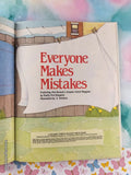 Vintage 1983 Everyone Makes Mistakes Sesame Street Book Club Oversized Hardcover