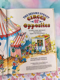 Vintage 1981 Circus of Opposites Sesame Street Book Club Oversized Hardcover