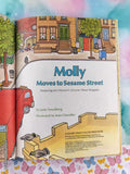 Vintage 1980 Molly Moves to Sesame Street Book Club Oversized Hardcover