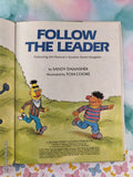 Vintage 1981 Follow the Leader Sesame Street Book Club Oversized Hardcover