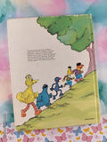 Vintage 1981 Follow the Leader Sesame Street Book Club Oversized Hardcover