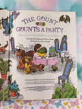 Vintage 1980 The Count Counts a Party Sesame Street Book Club Oversized Hardcover