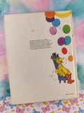 Vintage 1980 The Count Counts a Party Sesame Street Book Club Oversized Hardcover