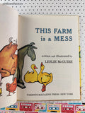 Vintage 1981 This Farm is a Mess Parents Magazine Press Hardcover